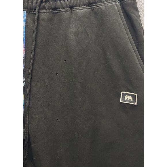 MCMXXXIII Mens Graffiti Print Red Ape Black Drawstring Sweats Joggers - Picture 5 of 8